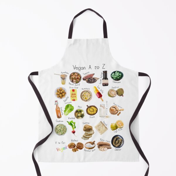 Item preview, Vegan A to Z illustration designed and sold by thehat24.