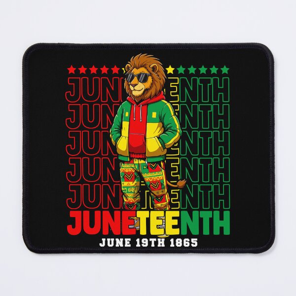 Item preview, Juneteenth 2025 Black Lion Pride African American Hip Hop Style Funny gift designed and sold by JUSTBEELEGANT.