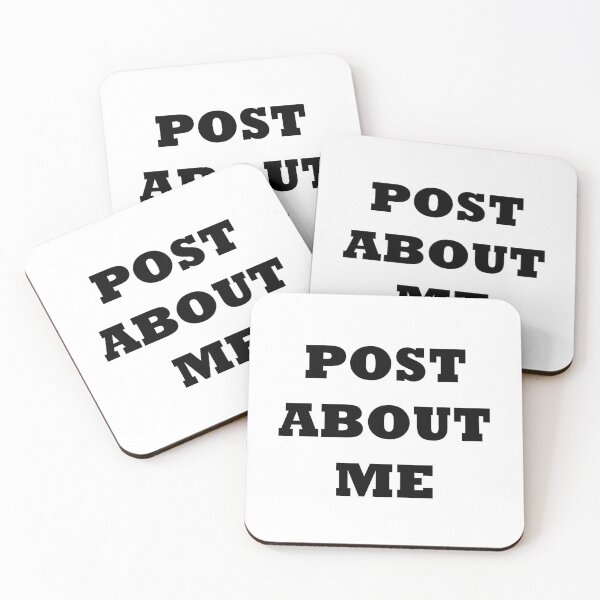 Item preview, Post About Me – Minimalist Bold Typography Statement Design designed and sold by Rushurban.