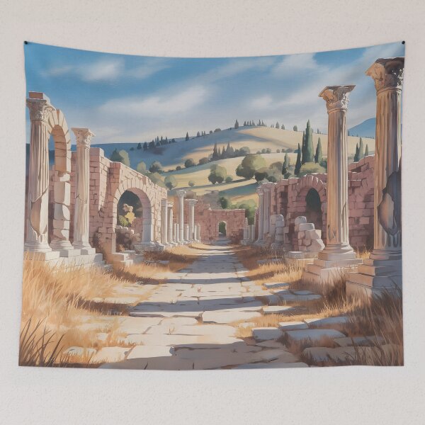 Item preview, Hierapolis, Turkey: Crumbling Columns and Arches designed and sold by LSVart.