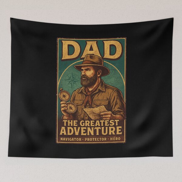 Item preview, Dad The Greatest Adventure Vintage Fathers Day Gift designed and sold by MasCorner.