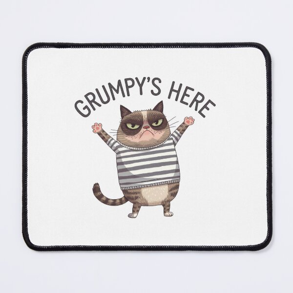 Item preview, Grumpier Than You, Cat, Angry, feline, funnyfits70, Humor, Funny, retro, vintages, funny quotes, animal humor, designed and sold by FunnyFits70.