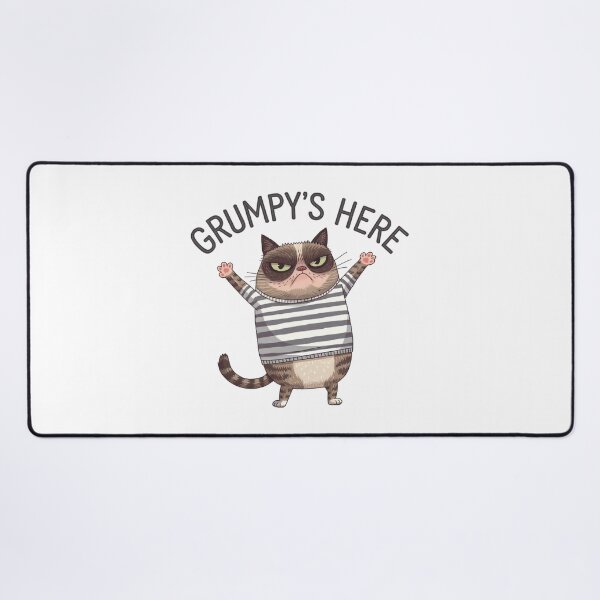 Item preview, Grumpier Than You, Cat, Angry, feline, funnyfits70, Humor, Funny, retro, vintages, funny quotes, animal humor, designed and sold by FunnyFits70.