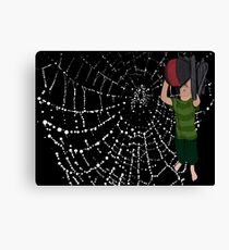 Man Eating Spider Canvas Print