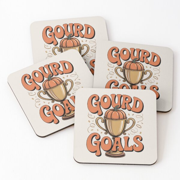 Item preview, Gourd Goals - Funny Fall Pun Design designed and sold by Jollys-ArtShop.