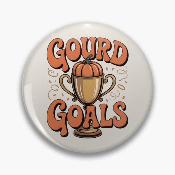 Item preview, Gourd Goals - Funny Fall Pun Design designed and sold by Jollys-ArtShop.