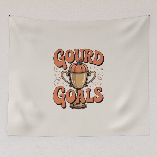 Item preview, Gourd Goals - Funny Fall Pun Design designed and sold by Jollys-ArtShop.