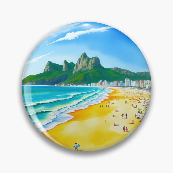 Item preview, Ipanema Beach, Rio de Janeiro: Dois Irmãos Rising designed and sold by LSVart.