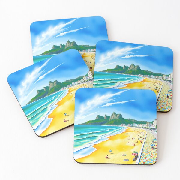 Item preview, Ipanema Beach, Rio de Janeiro: Dois Irmãos Rising designed and sold by LSVart.