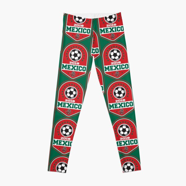 Women's Mexico Soccer F19 Black Yoga Leggings Mexican Pride Team World Cup  2022