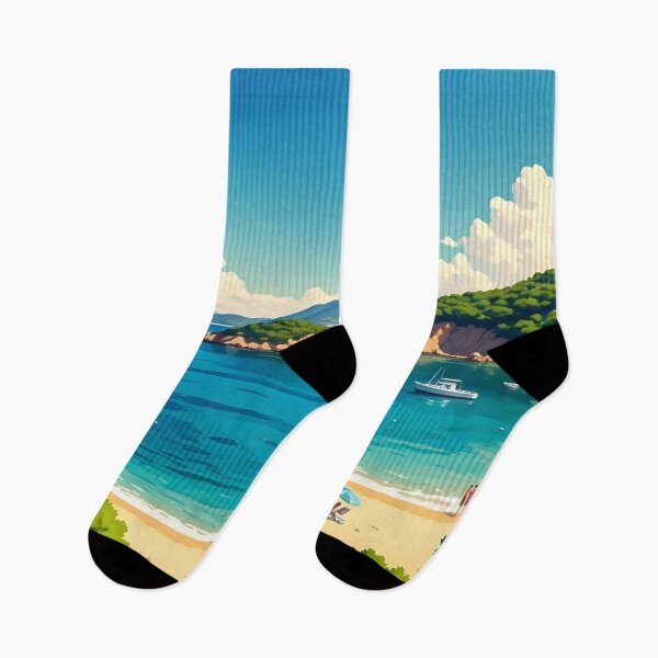Item preview, Kalamitsi Beach: Golden Sands & Aegean Clarity designed and sold by LSVart.