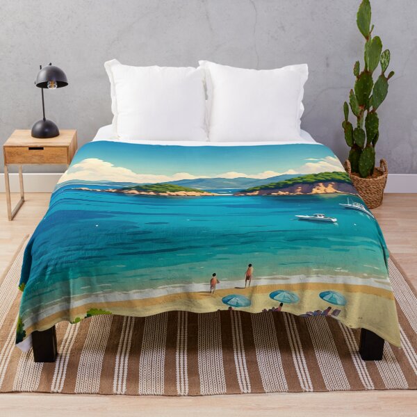 Item preview, Kalamitsi Beach: Golden Sands & Aegean Clarity designed and sold by LSVart.