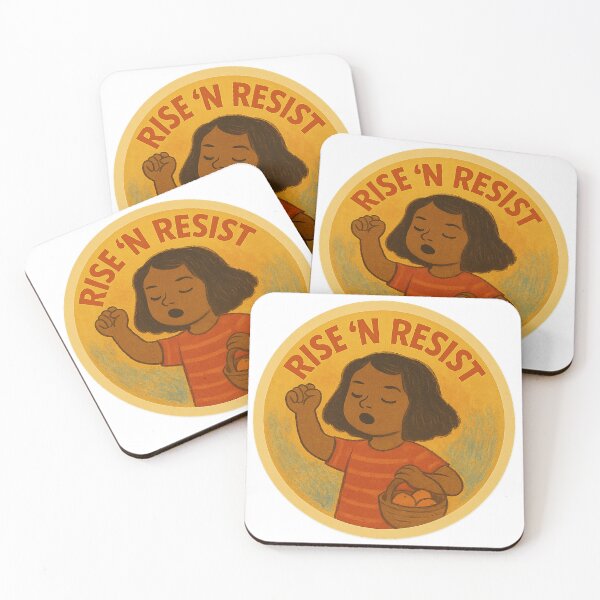 Item preview, Power in Pigtails - Rise 'n Resist designed and sold by Electric Menagerie.