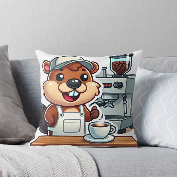 Item preview, Betty the Barista Beaver designed and sold by Topratedgifts.