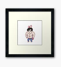 Jungkooky (BTS x BT21: Jungkook x Kooky) Framed Print