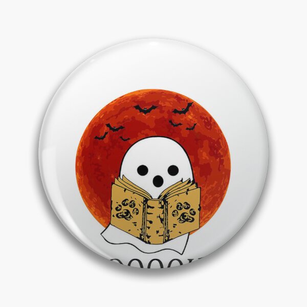 Item preview, Booooks Halloween Funny Cute Ghost Reading Library Books  designed and sold by birchcrest.