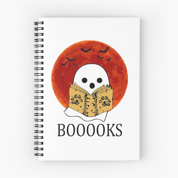 Item preview, Booooks Halloween Funny Cute Ghost Reading Library Books  designed and sold by birchcrest.