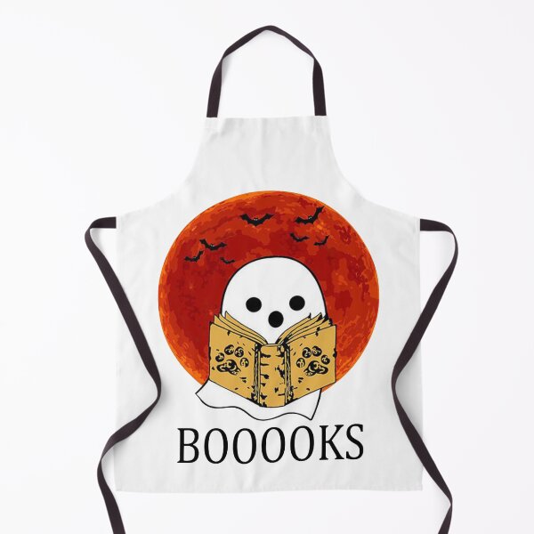 Item preview, Booooks Halloween Funny Cute Ghost Reading Library Books  designed and sold by birchcrest.