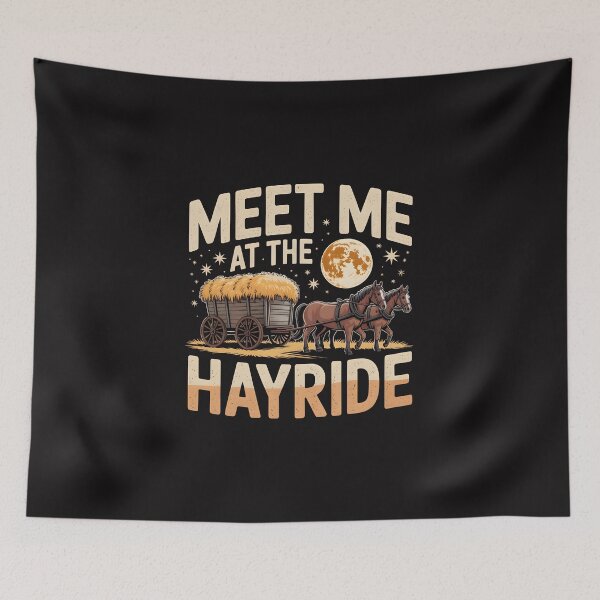 Item preview, Meet Me at the Hayride - Charming Fall Adventure Design designed and sold by Jollys-ArtShop.