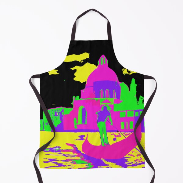 Item preview, Neon Gondola In Venice designed and sold by ClareWyattArt.