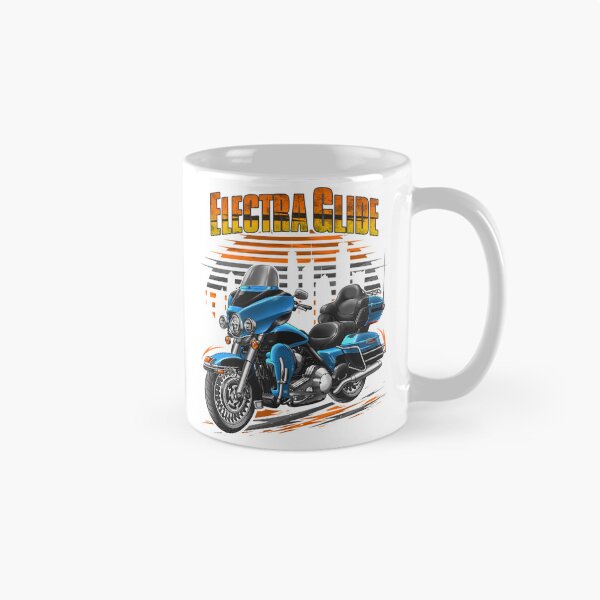 Item preview, Motorcycle Electra Glide Ultra Classic FLHTCU & FLHTCUI 2011 (Cool Blue Pearl & Vivid Black) for Motorcycle Riders designed and sold by MotoApparelHub.