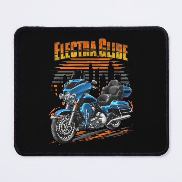 Item preview, Motorcycle Electra Glide Ultra Classic FLHTCU & FLHTCUI 2011 (Cool Blue Pearl & Vivid Black) for Motorcycle Riders designed and sold by MotoApparelHub.