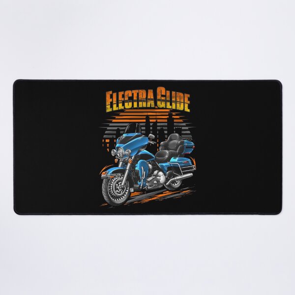 Item preview, Motorcycle Electra Glide Ultra Classic FLHTCU & FLHTCUI 2011 (Cool Blue Pearl & Vivid Black) for Motorcycle Riders designed and sold by MotoApparelHub.