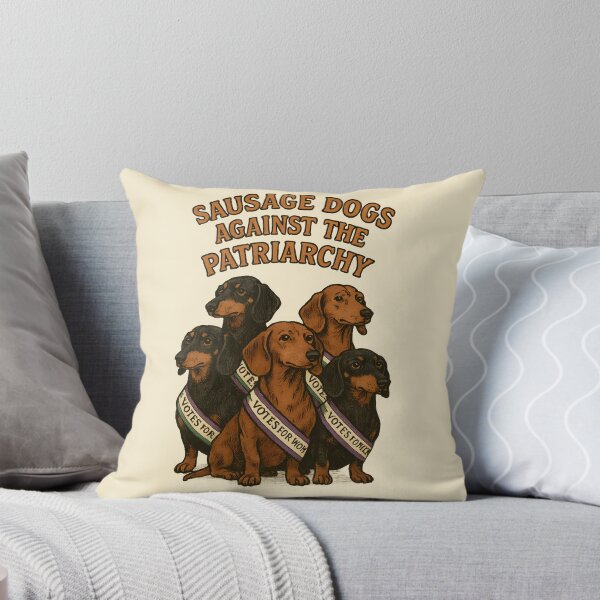 Item preview, Sausage Dogs Against Patriarchy. Funny Feminist. designed and sold by Shoot-The-Moon.