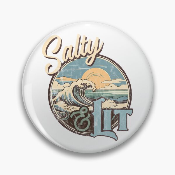 Item preview, Stay Salty and Lit Matthew 5 Sermon on the Mount Salt and Light Christian Bible Verse designed and sold by InkyPixelPrints.