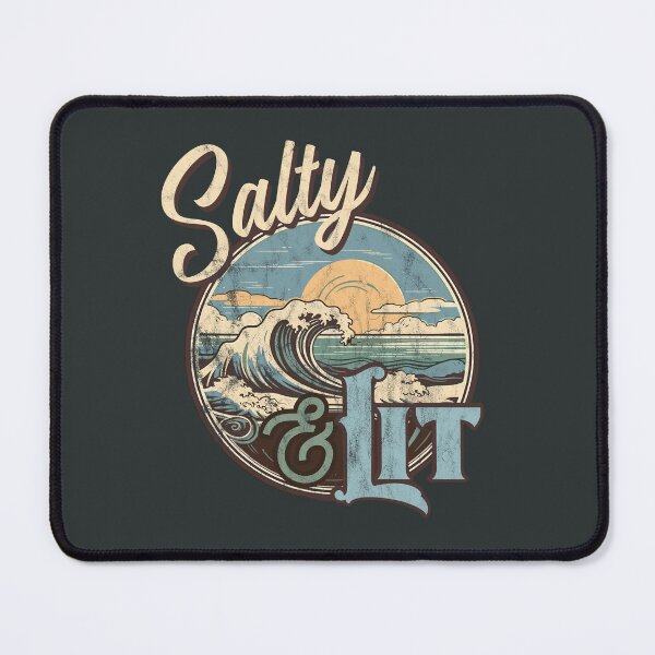 Item preview, Stay Salty and Lit Matthew 5 Sermon on the Mount Salt and Light Christian Bible Verse designed and sold by InkyPixelPrints.