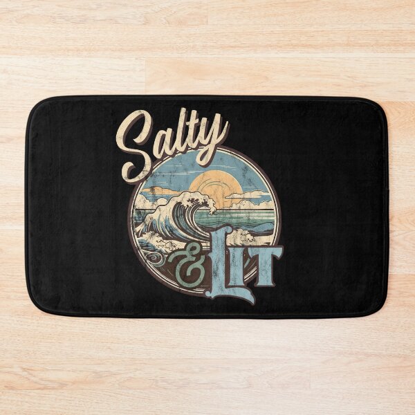 Item preview, Stay Salty and Lit Matthew 5 Sermon on the Mount Salt and Light Christian Bible Verse designed and sold by InkyPixelPrints.