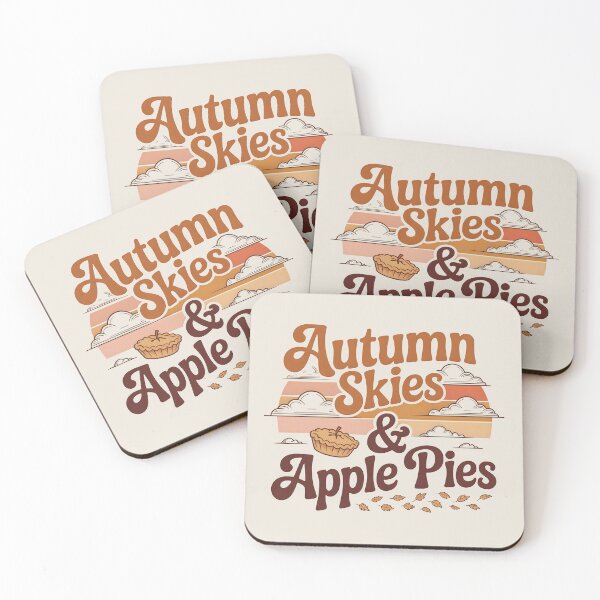 Item preview, Autumn Skies & Apple Pies - Whimsical Fall Season Design designed and sold by Jollys-ArtShop.