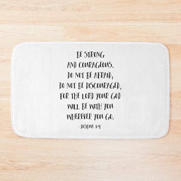 Item preview, Be Strong And Courageous Do Not Be Afraid, Joshua 1:9 designed and sold by ArtfulZuzu.