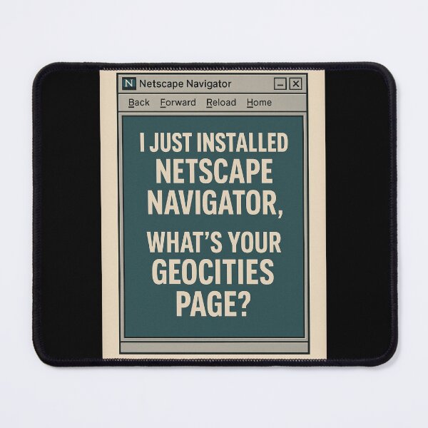 Item preview, Netscape & Geocities Forever designed and sold by DarkEchoDesigns.
