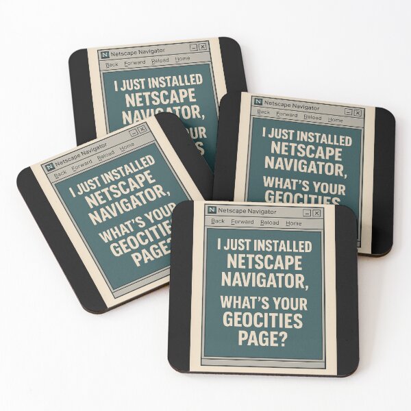 Item preview, Netscape & Geocities Forever designed and sold by DarkEchoDesigns.