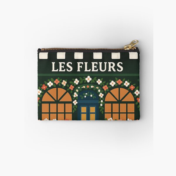 Item preview, Charming French Flower Shop Illustration – Les Fleurs Boutique Art designed and sold by weirdfishes123.