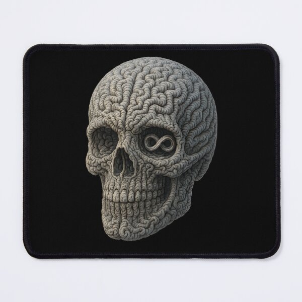 Item preview, Infinity Skull Fractal Endless Thought designed and sold by Shoot-The-Moon.