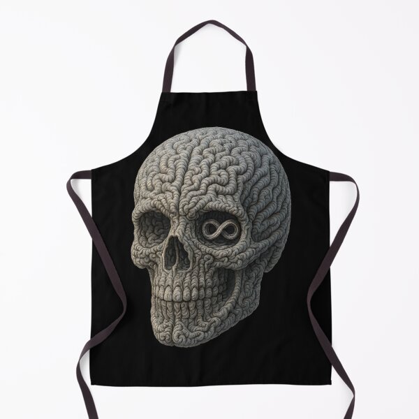 Item preview, Infinity Skull Fractal Endless Thought designed and sold by Shoot-The-Moon.