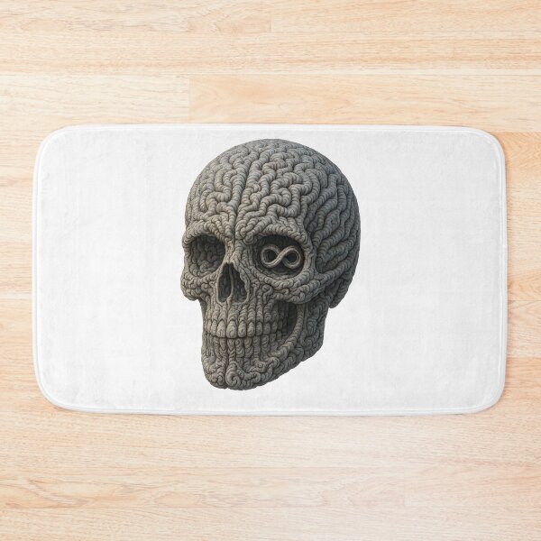 Item preview, Infinity Skull Fractal Endless Thought designed and sold by Shoot-The-Moon.