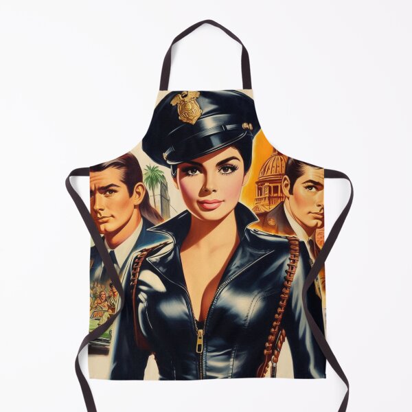 Item preview, Retro Cop Girl designed and sold by PulpVintage.