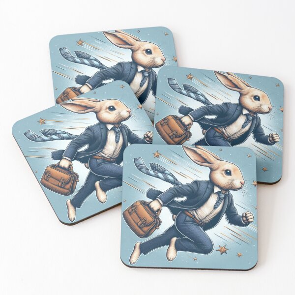 Item preview, The rabbit is going to work by running. designed and sold by Dogandesighn.