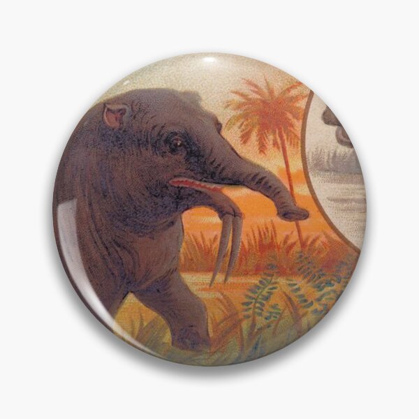 Item preview, Deinotherium Giganteum and hippopotamus designed and sold by Vintage Designs +.