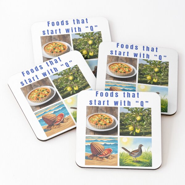 Item preview, Foods that start with Q designed and sold by Pop, Culture and Stuff.