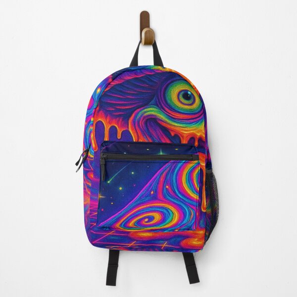 Item preview, Mushroom Madness | Dripping Neon Psychedelic Art designed and sold by buzzprints1234.