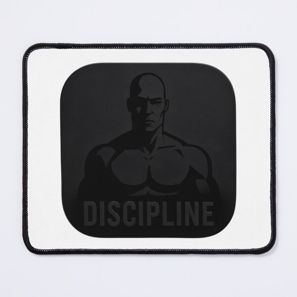 Item preview, DISCIPLINE – The Icon of Relentless Self-Mastery designed and sold by PeakMind.