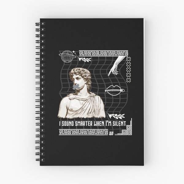 Item preview, I Sound Smarter When I'm Silent - Aesthetic Greek Statue Design designed and sold by Wizard-shop1.