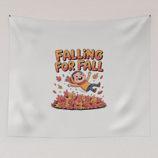 Item preview, Falling for Fall - Playful Autumn Season Design designed and sold by Jollys-ArtShop.