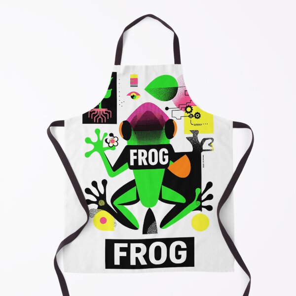Item preview, Cyber Jungle Frog – Glitch Pop Amphibian Artwork designed and sold by Void & Valor.