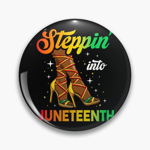 Item preview, Stepping Into Juneteenth 2025 - Afro Black Woman in Heels Cute Gift designed and sold by JUSTBEELEGANT.