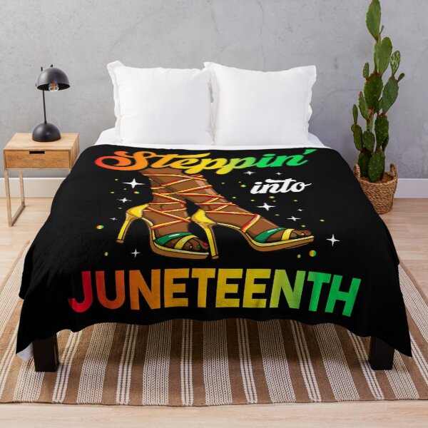 Item preview, Stepping Into Juneteenth 2025 - Afro Black Woman in Heels Cute Gift designed and sold by JUSTBEELEGANT.